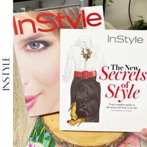 INSTYLE Set of 2 Hardcover books: Getting Gorgeous & The New Secrets of Style
